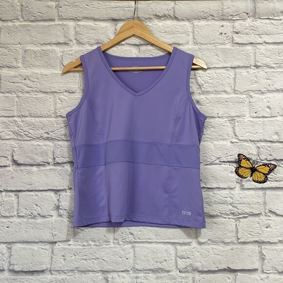 IZOD Sleeveless Activewear Top Size Medium - Picture 2 of 9